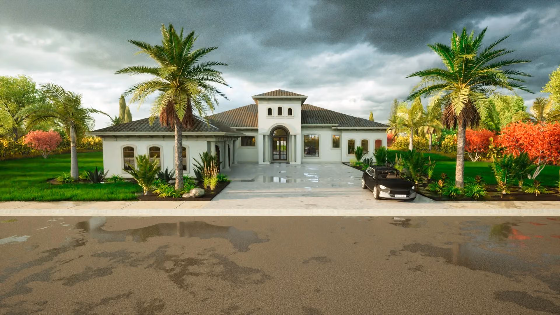 Mediterranean Style design rendering