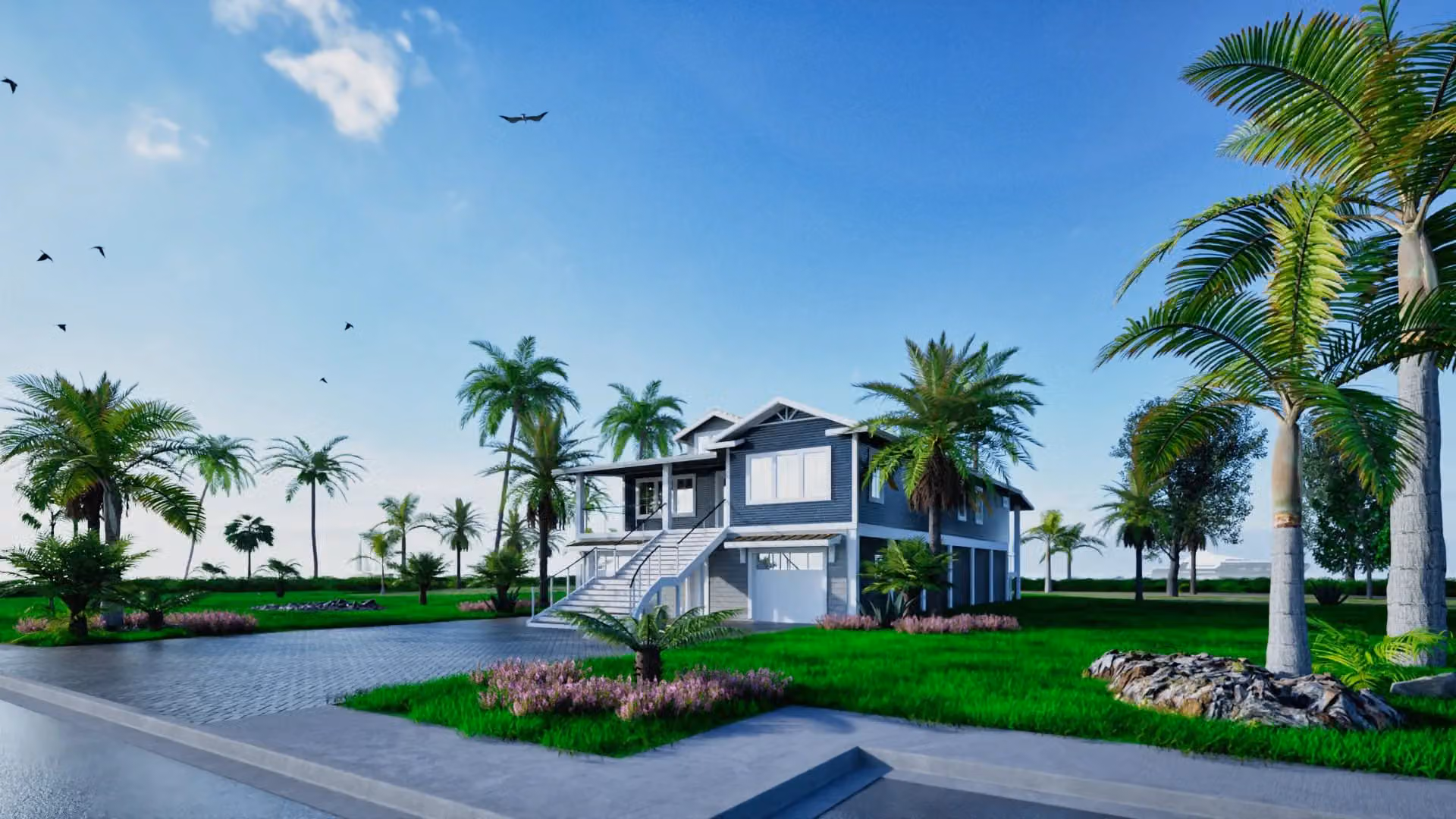 Beach House design rendering